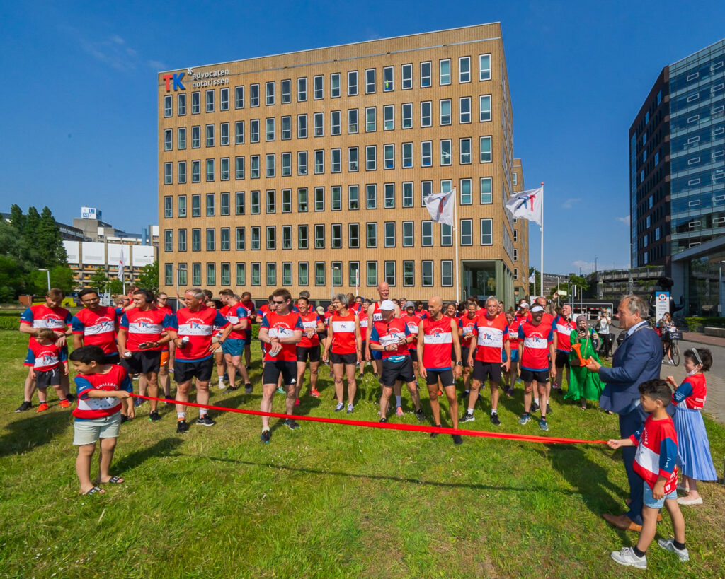 De Bioscienceparkrun bij de start