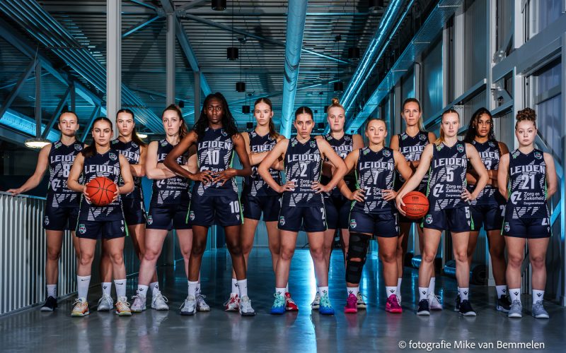Damesteam ZZ Leiden basketball seizoen 2024-2025