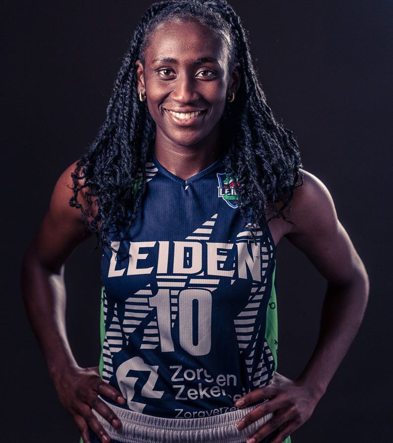 Kimberly Brago small forward / power forward dames Leiden basketball